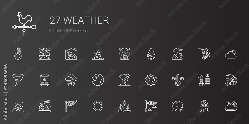 weather icons set weather icons set