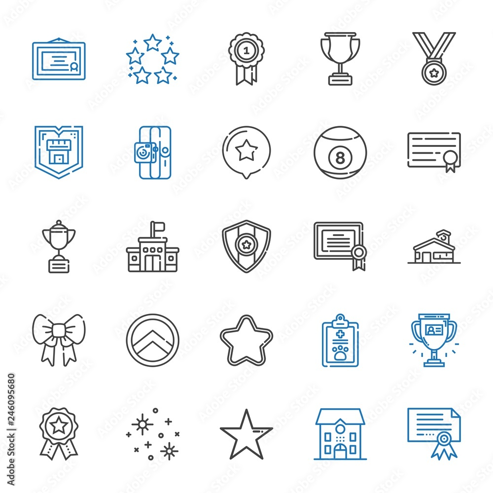 Fototapeta premium award icons set