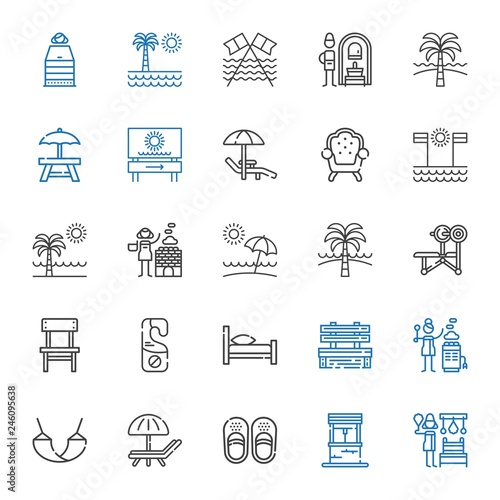 relax icons set