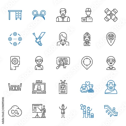 people icons set