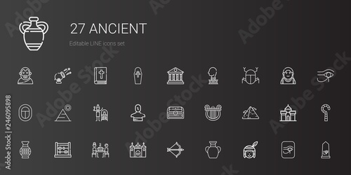 ancient icons set
