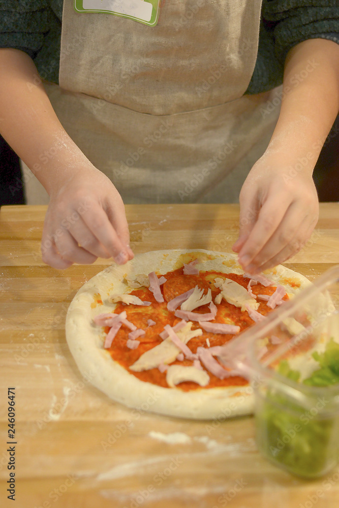  master class from the chef of pizza baking in the restaurant
