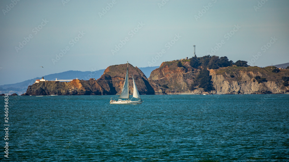 sailboat in the Golden Gate