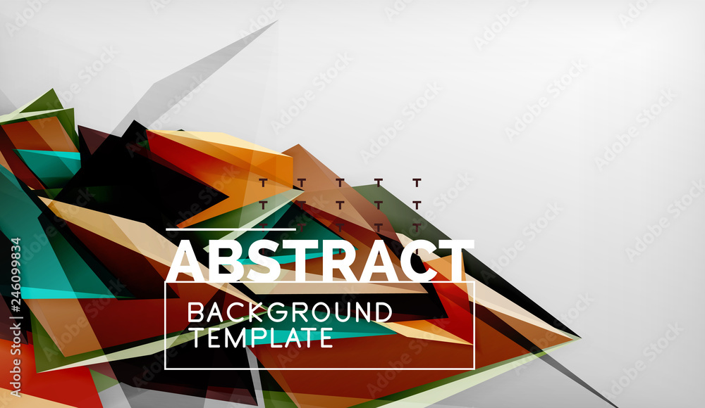 3d geometric triangular shapes abstract background, color triangles composition on grey backdrop, business or hi-tech conceptual wallpaper 3d geometric triangular shapes abstract background, color triangles composition on grey backdrop, business or hi-tech conceptual wallpaper