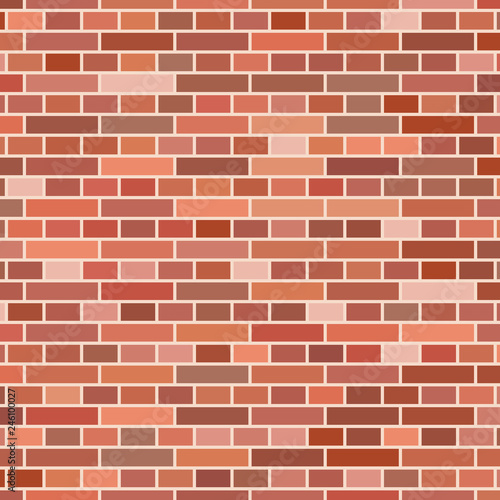 Red brick wall background