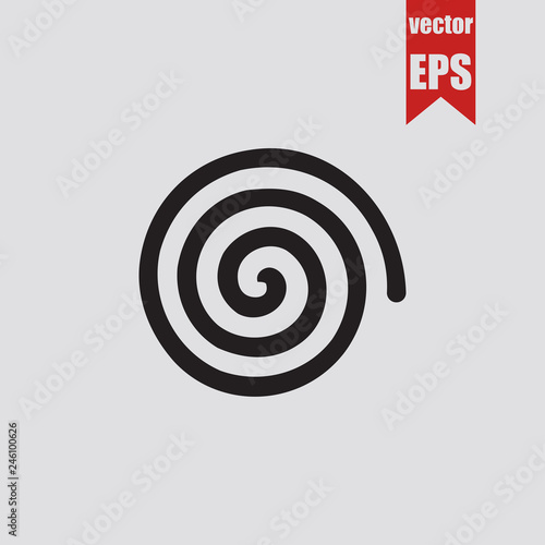 Spiral icon.Vector illustration.