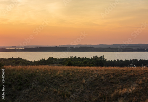 The landscape on island Ruegen, Germany