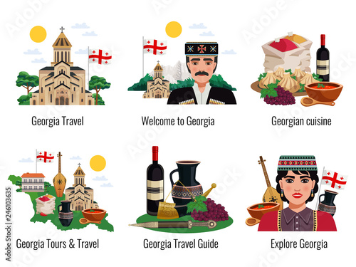 Georgia Culture Flat Compositions
