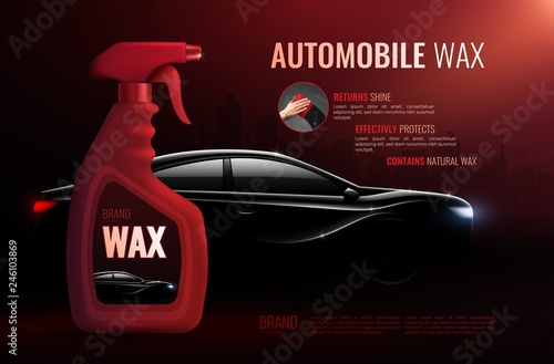 Car Care Product Advertising Composition