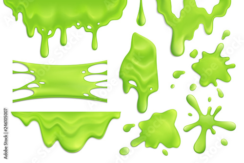 Slime Blots Realistic Set