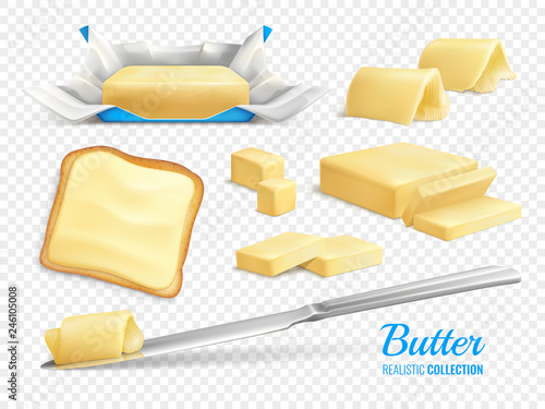 Butter Realistic Set photo