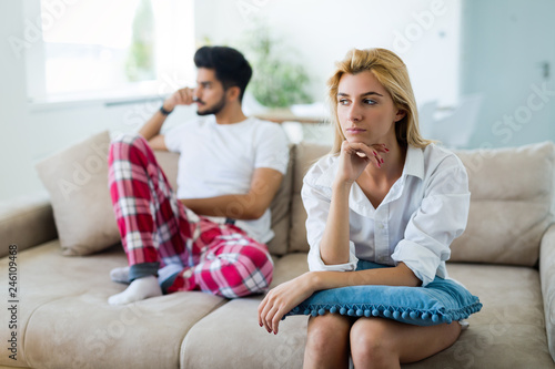 Unhappy married couple on verge of divorce due to impotence