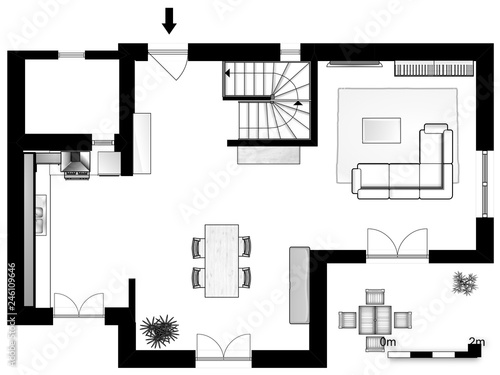 2d floor plan