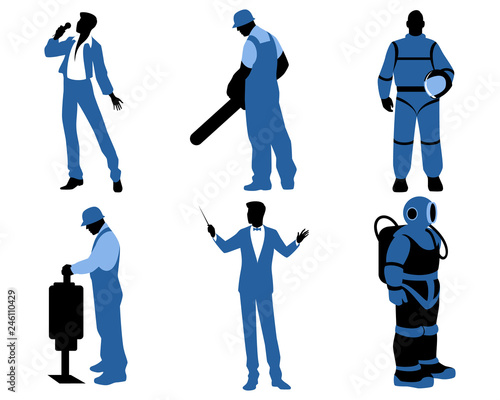 People of different professions