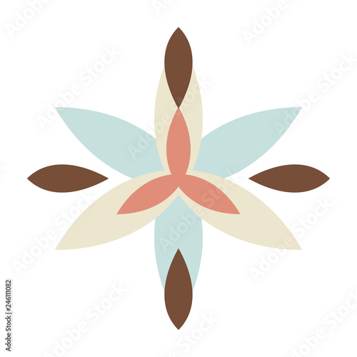 Abstract Floral Vector Decoration
