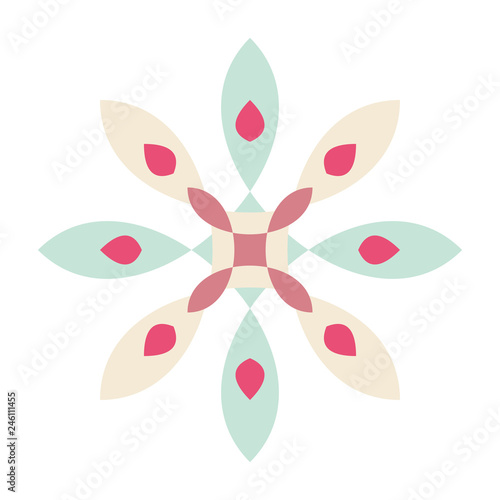 Abstract Floral Vector Decoration
