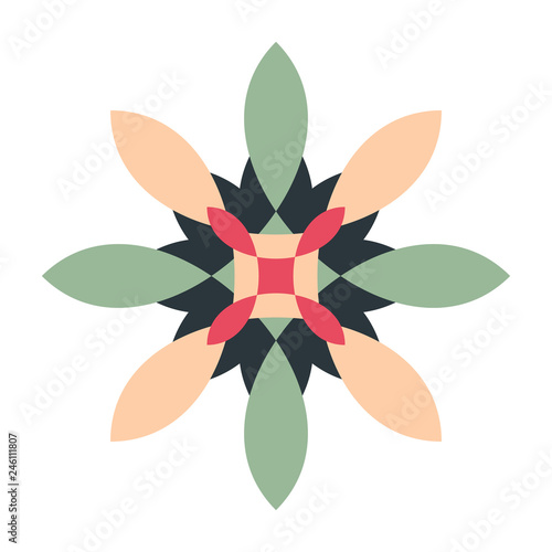 Abstract Floral Vector Decoration