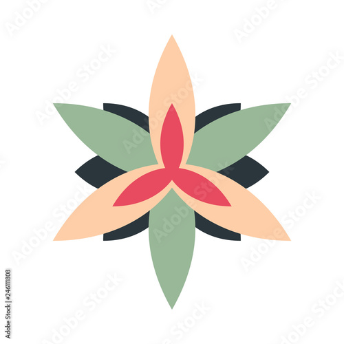 Abstract Floral Vector Decoration