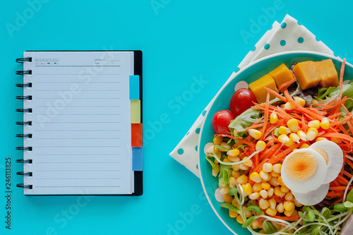 Fresh salad vegetable with ...