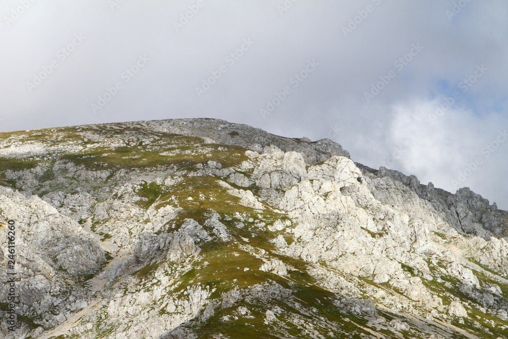 nice mountain cliff with blue sky, natural landscape photo nice mountain cliff with blue sky, natural landscape photo