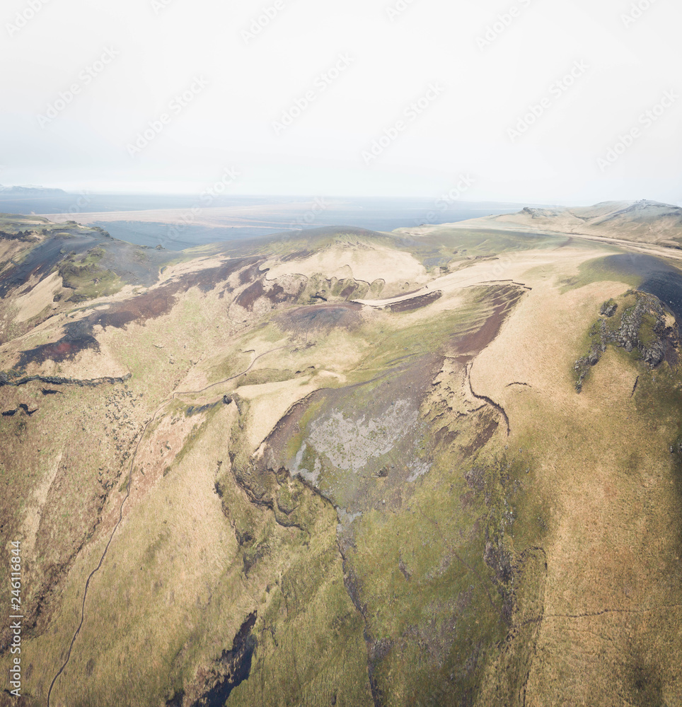 Iceland Landscape, Drone Shot