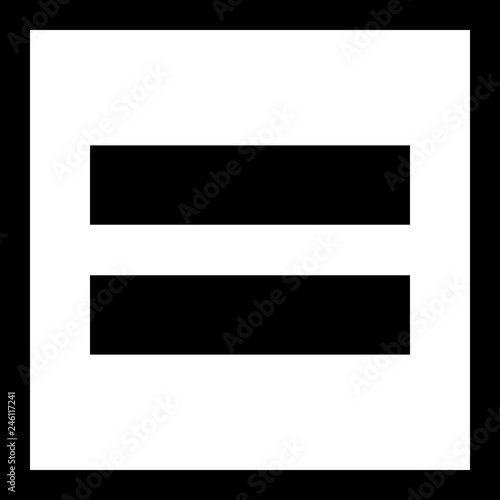 Equal To Vector Icon