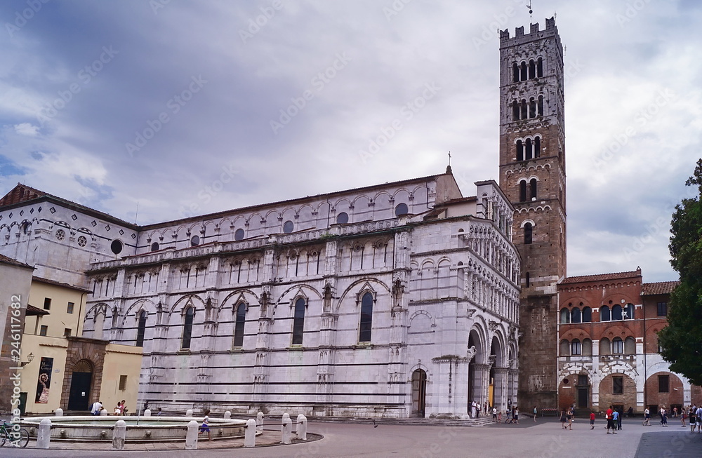 Cathedral of Lucca, Tuscany, Italy