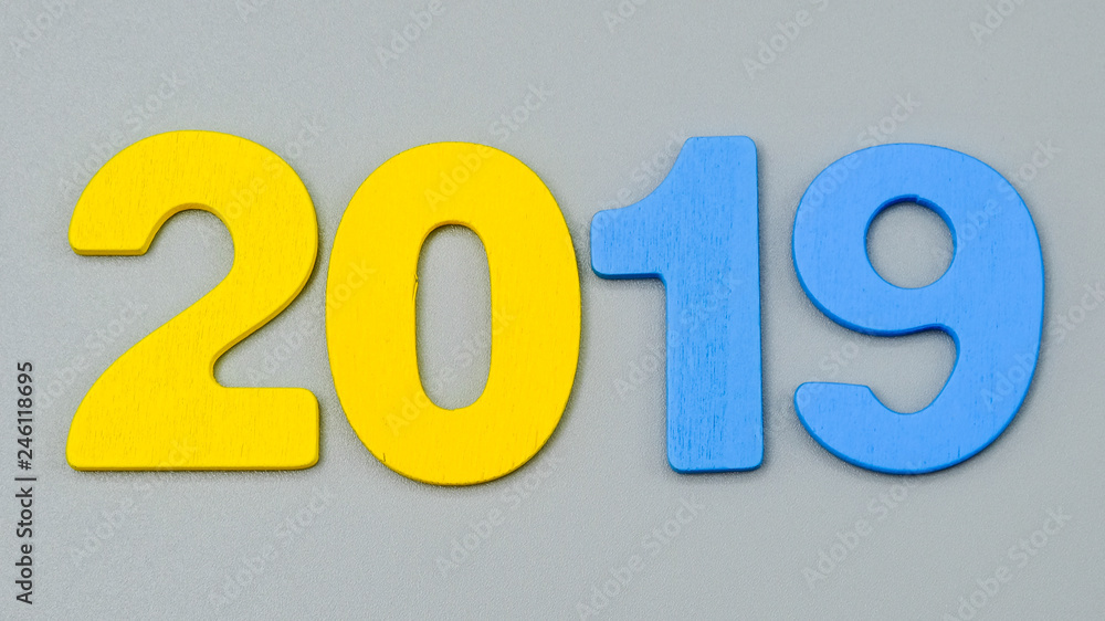 Wooden letters 2019 Wooden letters 2019