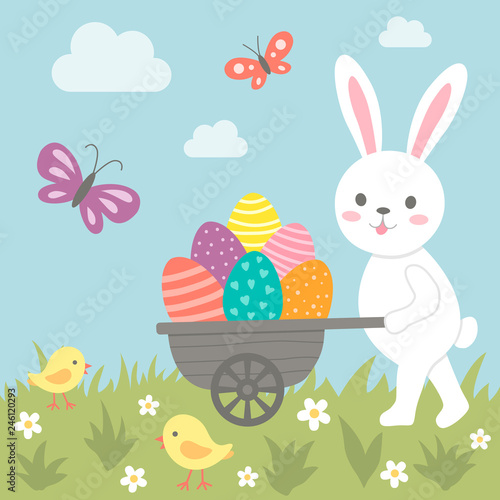 Postcard Easter Bunny.