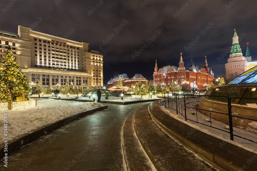 Silvester und Neujahr in Moskau