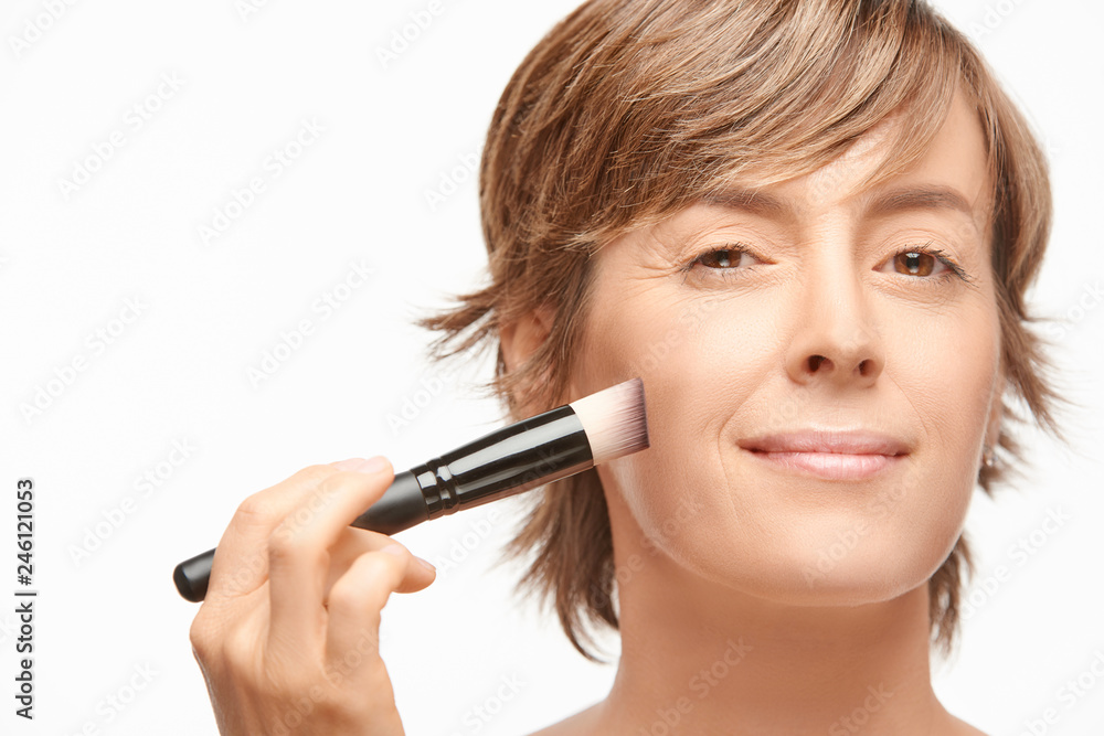 Beauty portrait of woman in her 50s Beauty portrait of woman in her 50s