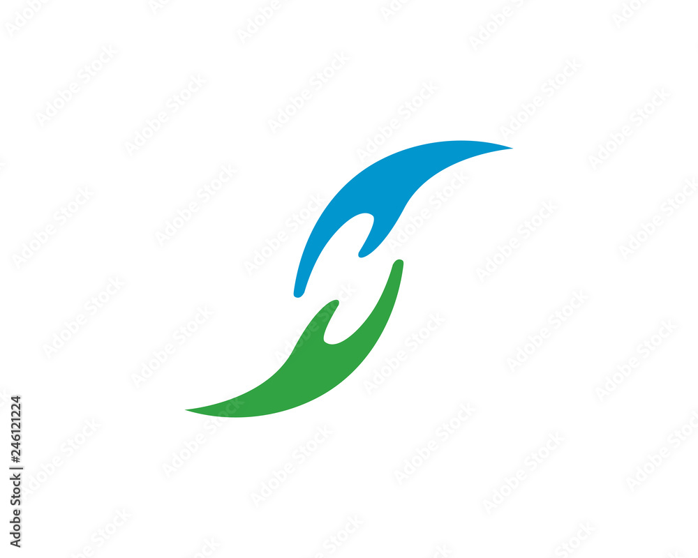 Obraz premium Hand Care Logo Template