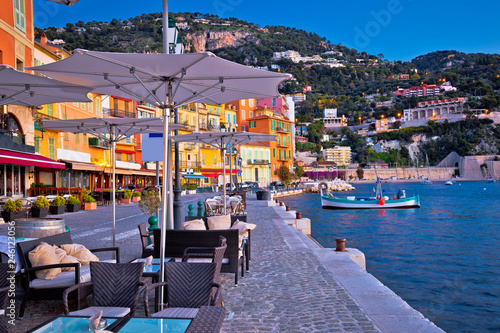 Villefranche sur Mer idyllic French riviera town evening view