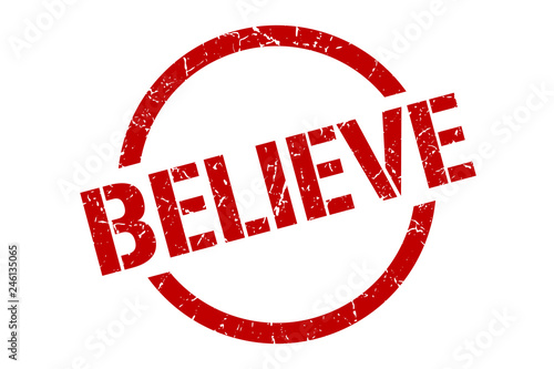 believe stamp