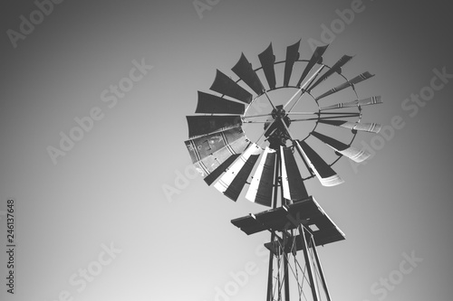 Photography Close up image of a windpump / windpomp / in the great karoo region of south afr