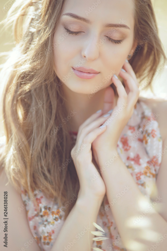 Beautiful woman in spring
Beautiful woman in spring