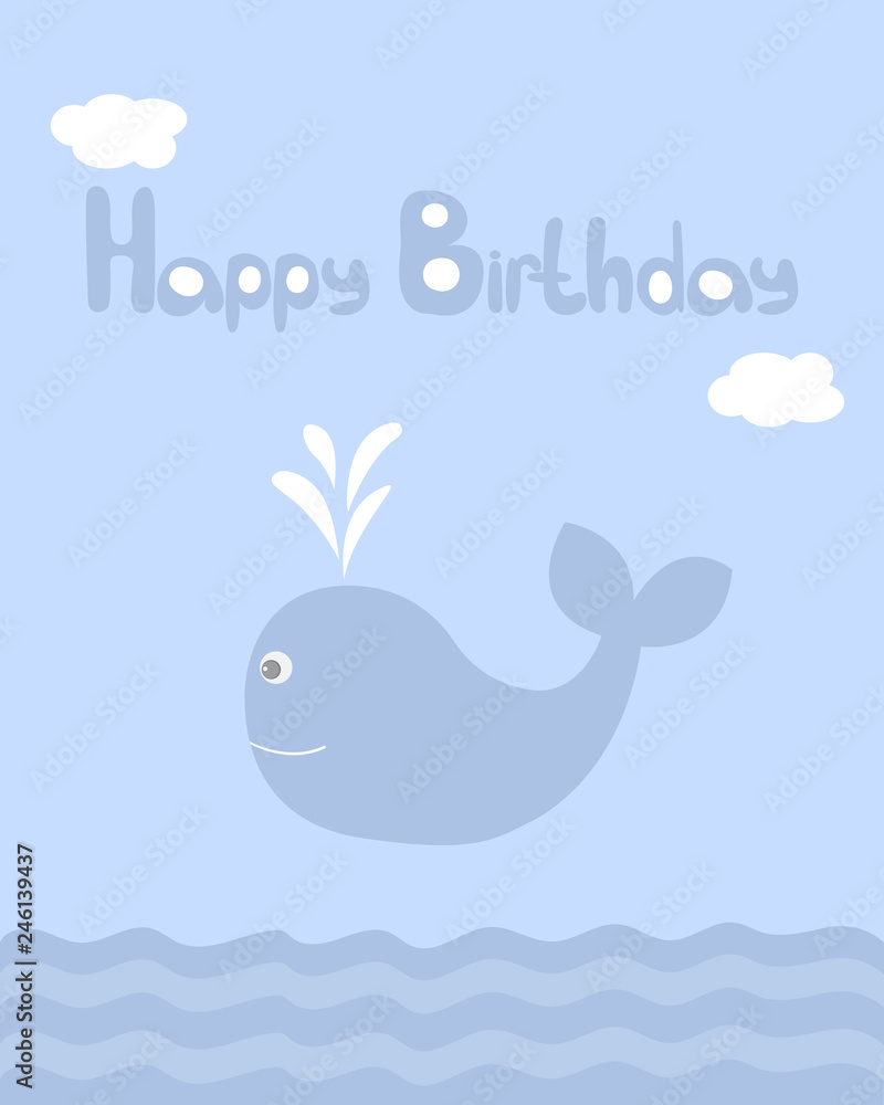 Obraz premium Vector greeting card on a festive theme.
