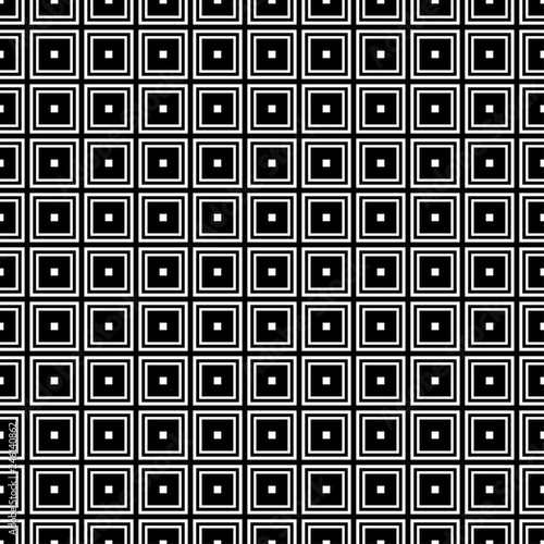 Geometric seamless pattern. Black and white color. Vector illistration