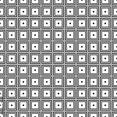 Geometric seamless pattern. Black and white color. Vector illistration