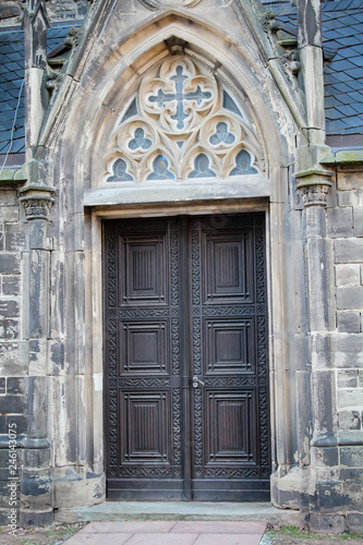 T  r von der Kirche St. Jakob in K  then  Sachsen-Anhalt  