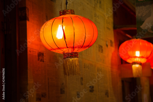 Chinese new year lanterns. Chinese new year decoration