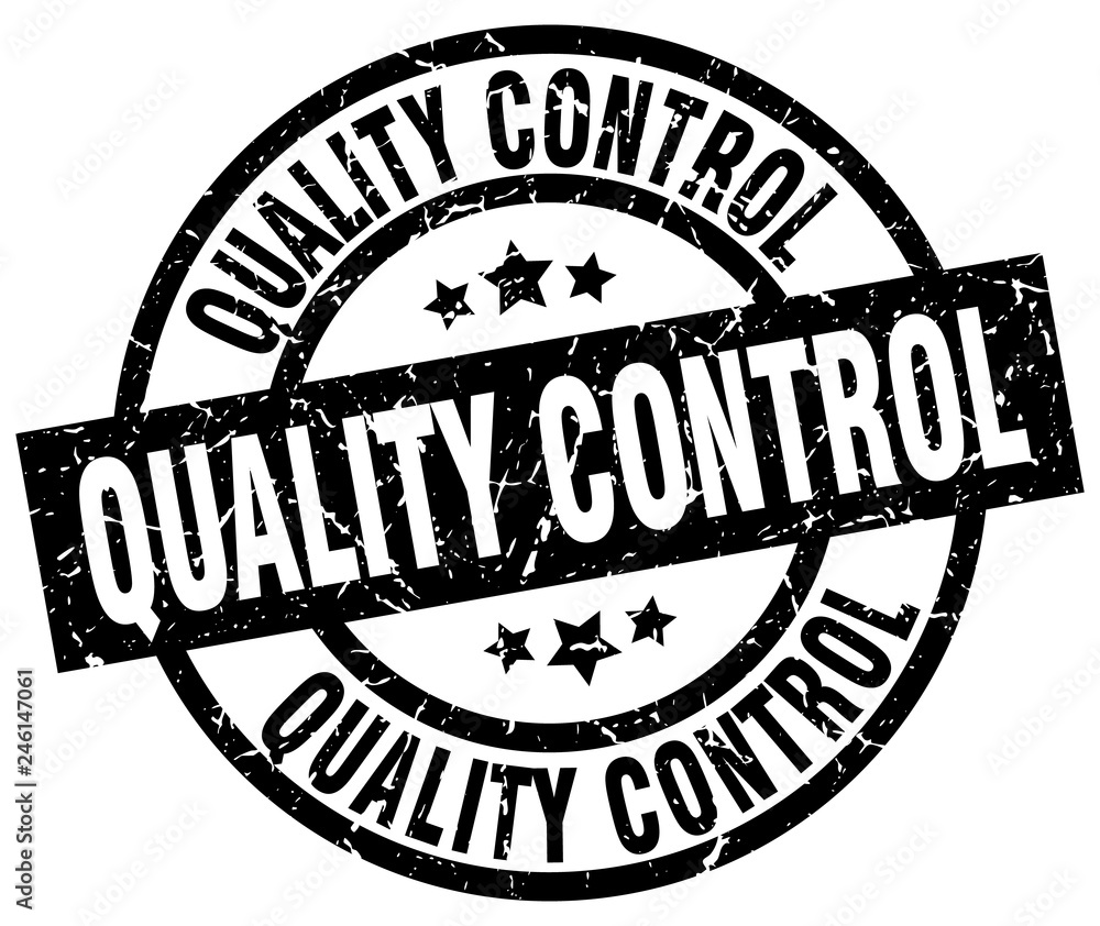quality control round grunge black stamp quality control round grunge black stamp