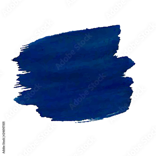 Blue Blob Isolated
