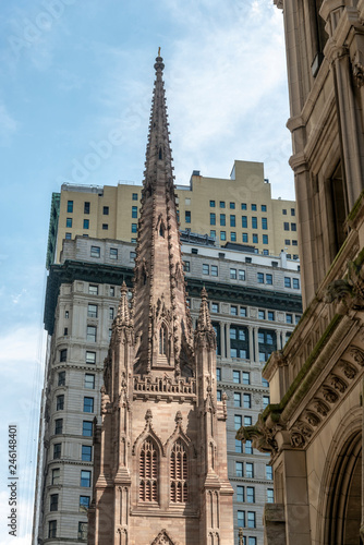 Trinity Church in lower Manhattan, New York, USA