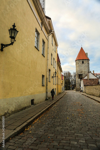 Old street, Tallinn, Estonia