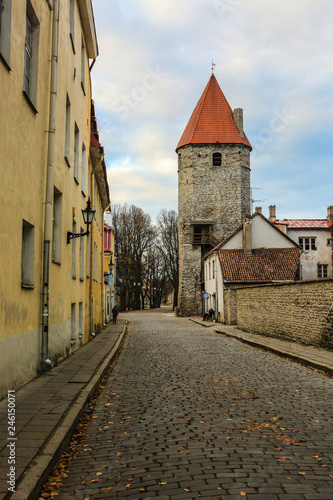 Old street, Tallinn, Estonia