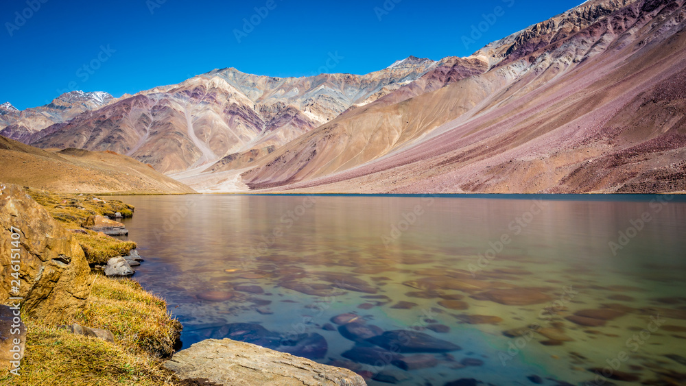 Chandratal Lake is a high altitude lake in Spiti valley. Also known as lake of the moon
