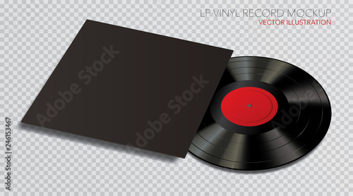 LP vinyl red