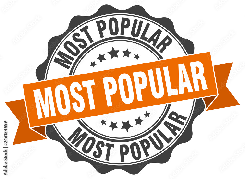 Fototapeta premium most popular stamp. sign. seal