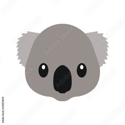 Koala emoji vector